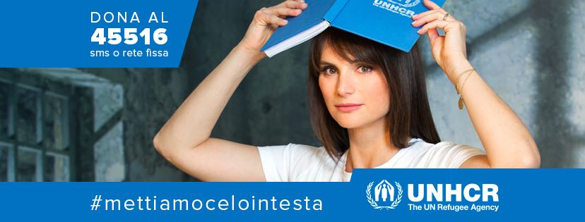 unhcr campagna mettiamocelointesta lorena bianchetti